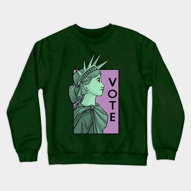 Vote Crewneck Sweatshirt by KHallion